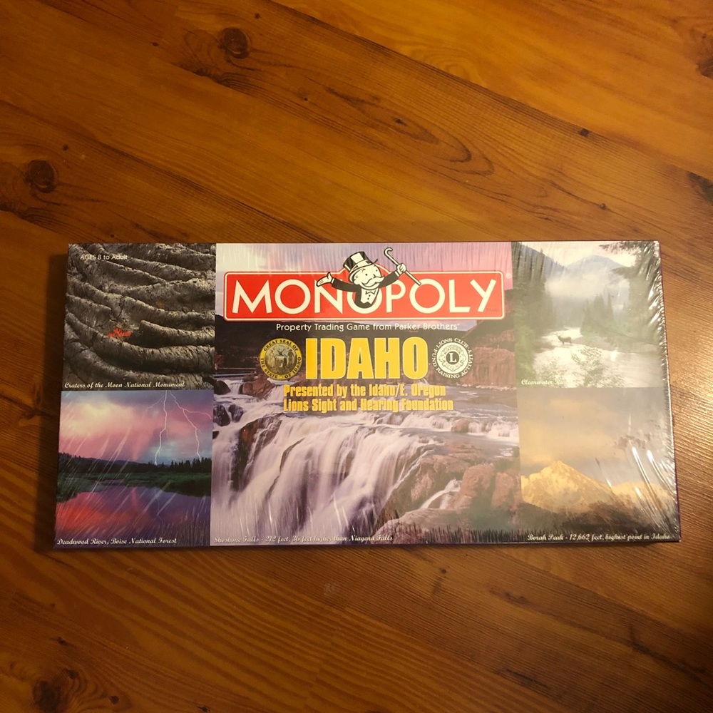 NWT • Idaho Monopoly game